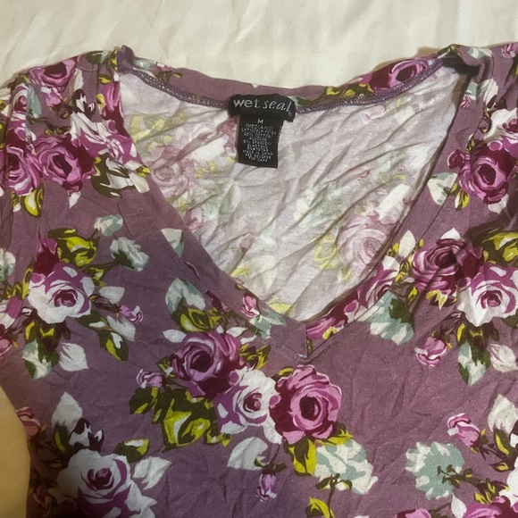 short sleeve floral tee y2k - Picture 3 of 3